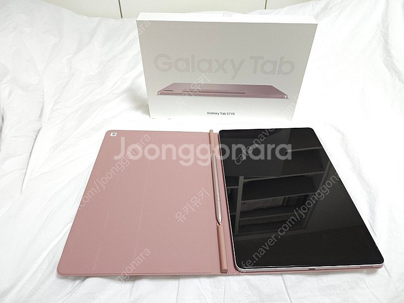 갤럭시탭S7 FE 128G 풀박스 38만원 판매--1