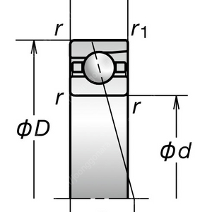 NSK bearing 7000CTRDULP 새제품