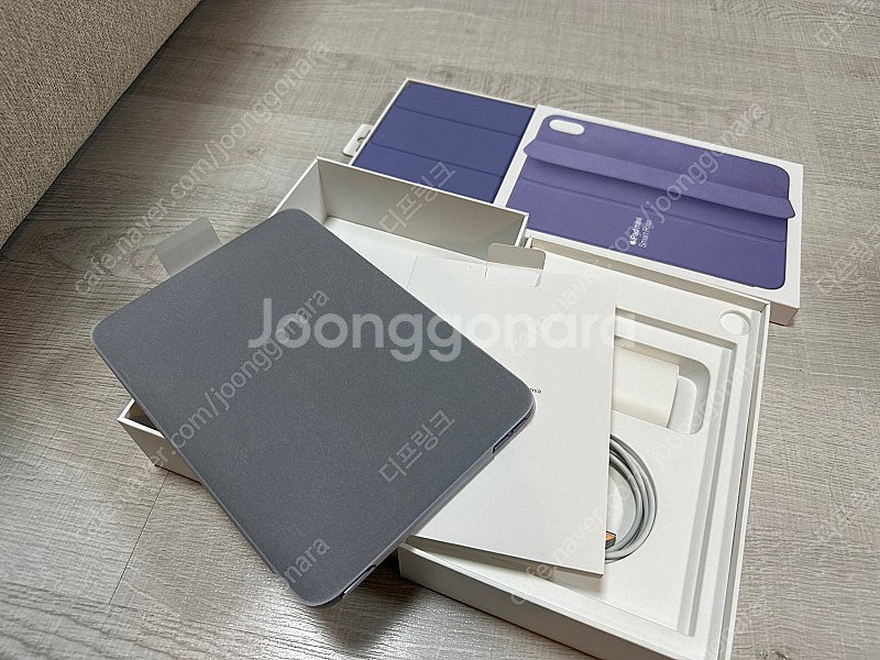 아이패드 미니6 퍼플 wifi 64g +폴리오케이스--0