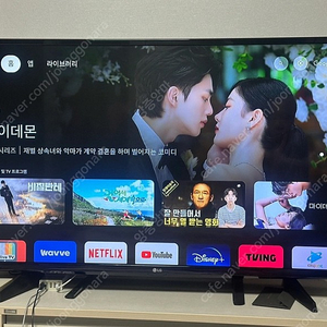 LG 43인치 TV 티비