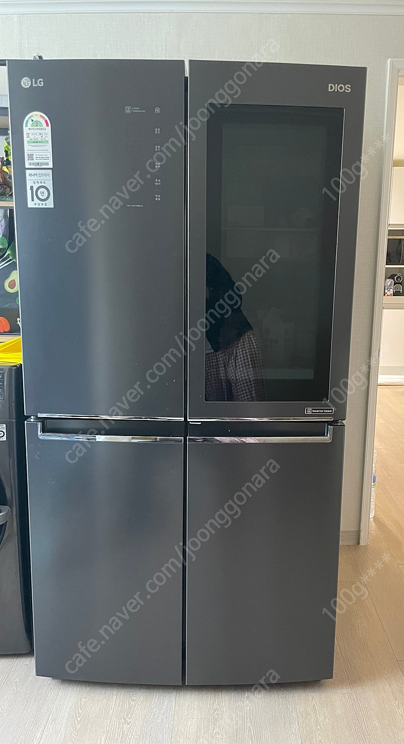 LG디오스 매직스페이스 4도어 냉장고 (모델명 F872MT75T)