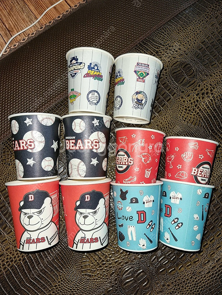 두산베어스 종이컵, 파티컵--1