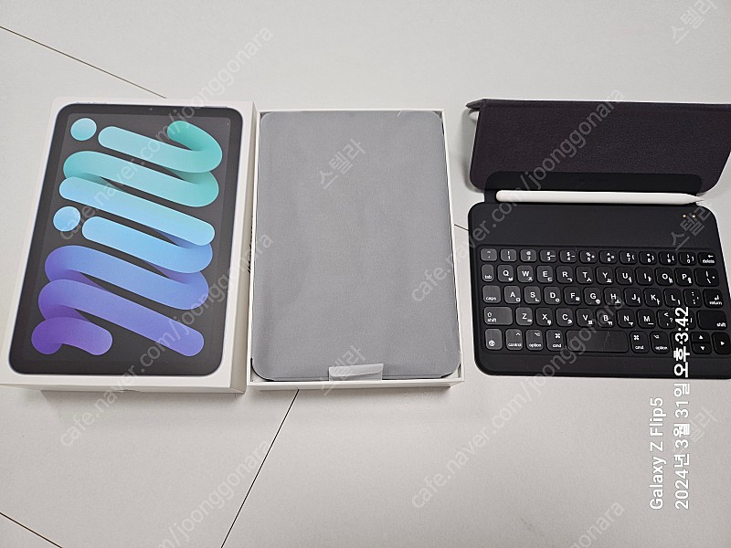 아이패드 미니6 64g Wifi 스페이스 그레이 신품급 애플케어25년1월