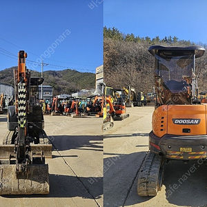 미니굴삭기 3.5톤급 두산 2020년식 DX35Z-5 코끼리집게 2600만원 판매합니다 비젼코리아 입니다