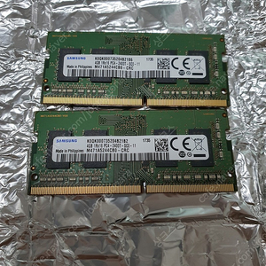 노트북램 삼성 DDR4 PC-4 2400T 4G x2개