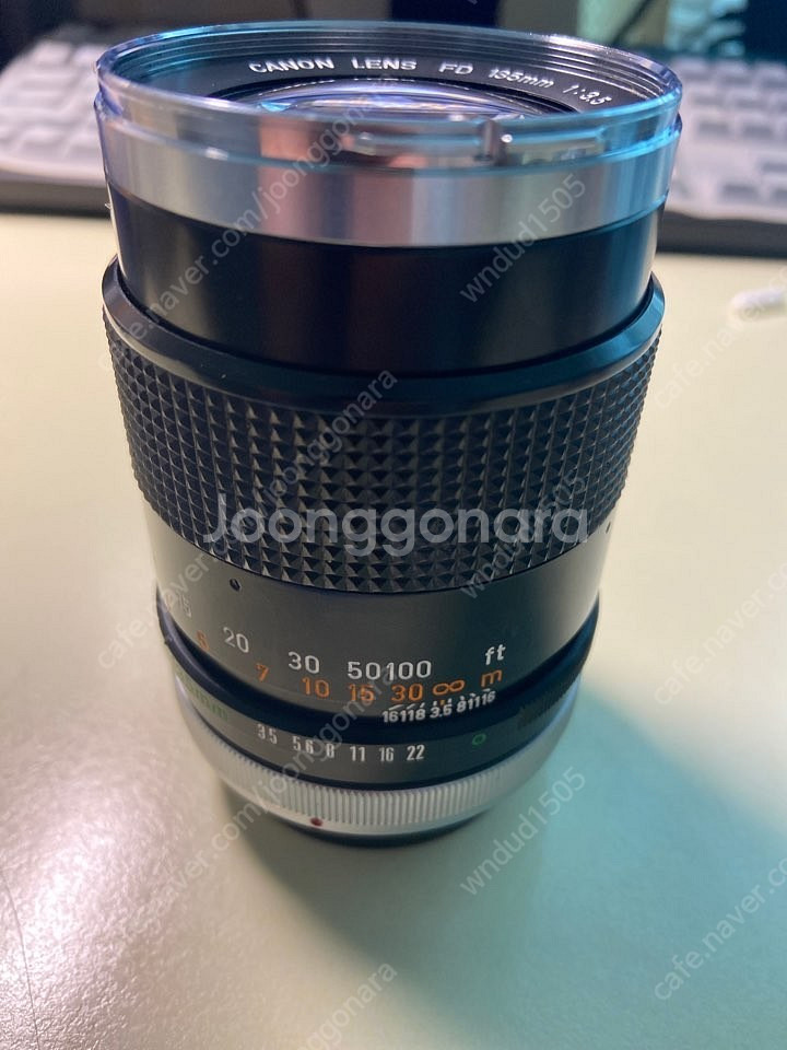 캐논 FD 135mm F3.5 부품용 팝니다.--1
