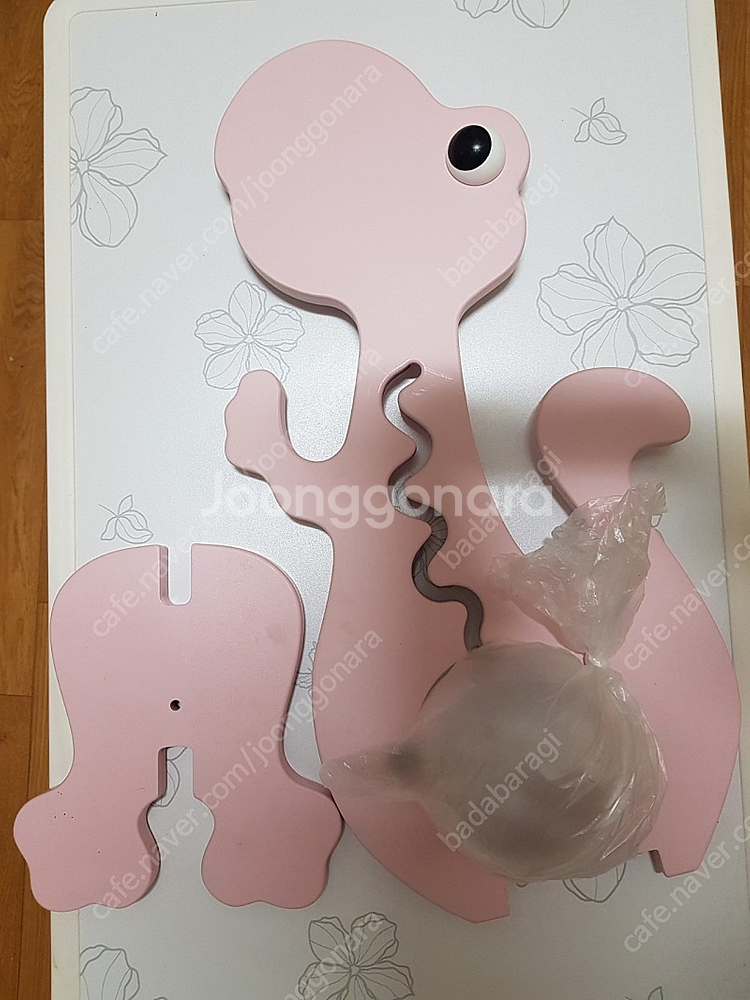 빅밸리뱅크 빅벨리뱅크 공룡 원목 저금통 핑크, 민트--1