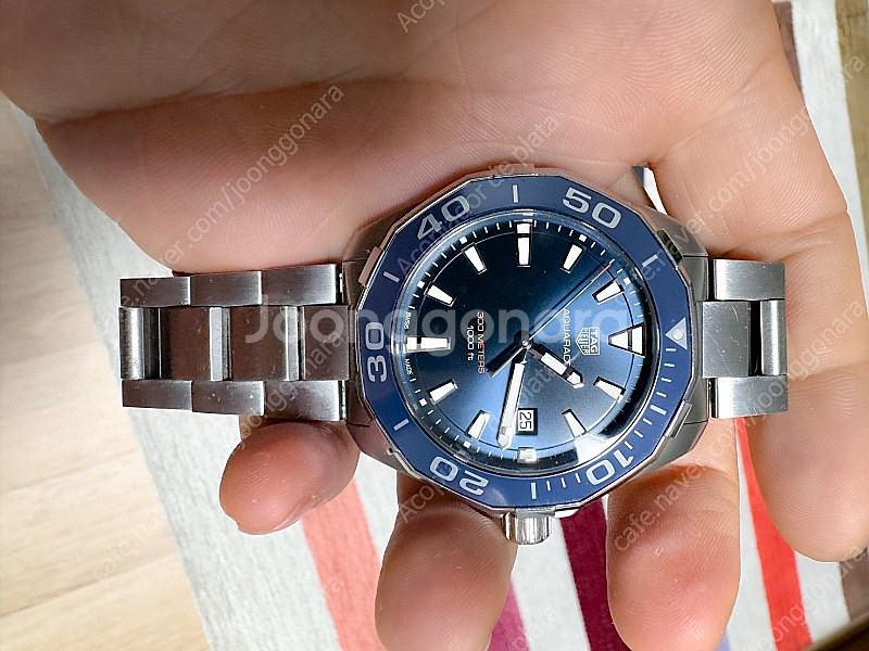 태그호이어 아쿠아레이서 43mm 쿼츠 청판(WAY101...--0