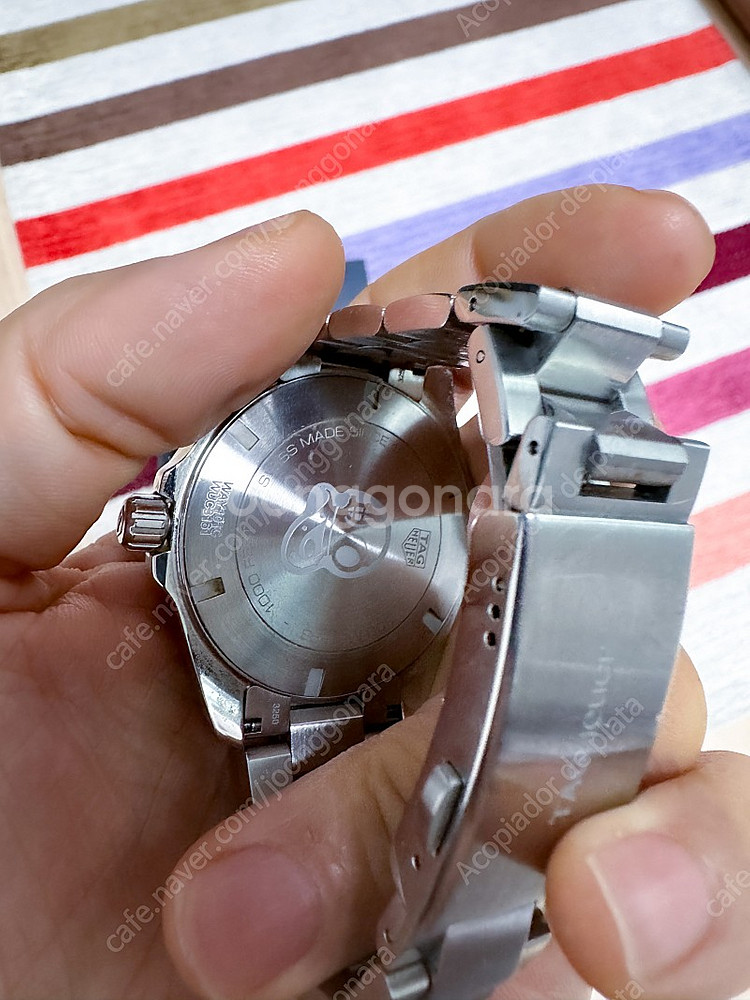 태그호이어 아쿠아레이서 43mm 쿼츠 청판(WAY101...--1