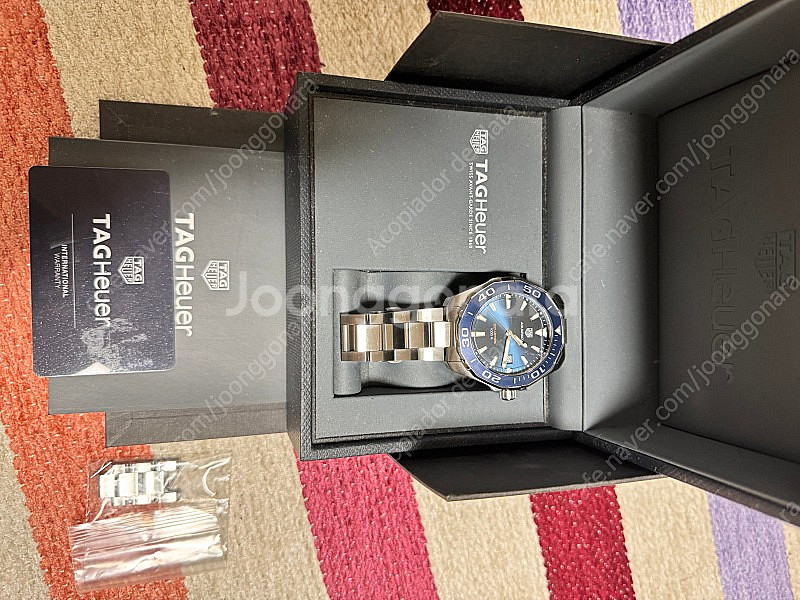 태그호이어 아쿠아레이서 43mm 쿼츠 청판(WAY101...--2