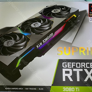 [개인] 슈프림 3080ti (MSI RTX 3080ti suprim X) 판매 합니다