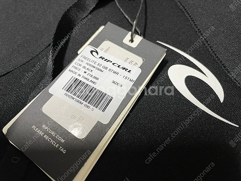 서핑슈트 프리다이빙 립컬 3/2미리 백지퍼 남자 웻슈트 미사용--3