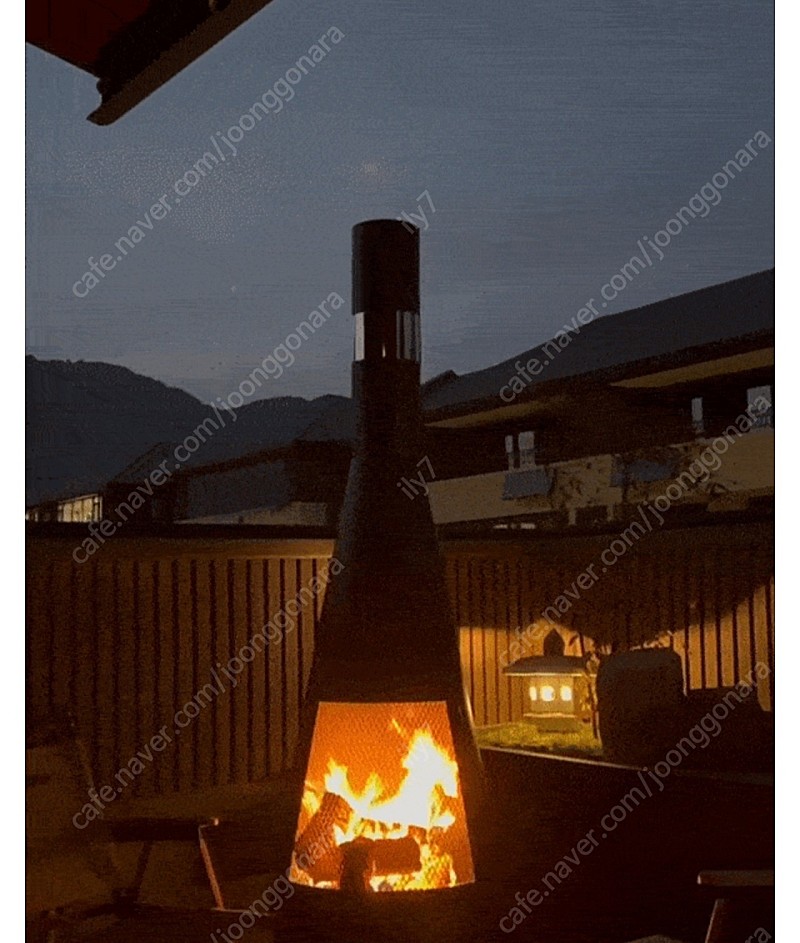 [미개봉] 카나모 벽난로형 쿠킹화로 화목난로 장작난로 야외 캠핑 가정용 연통 펠렛 불멍 택포