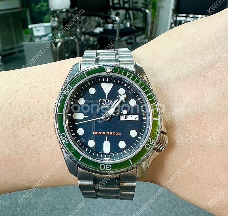 세이코 skx007 그린베젤 판매합니다.--0