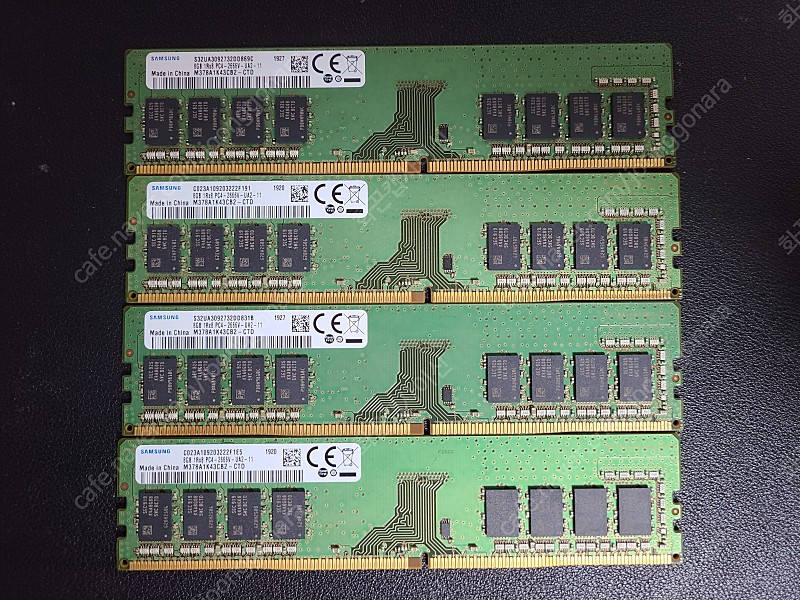 삼성전자 DDR4 8GB 램 PC4-2666V 4개