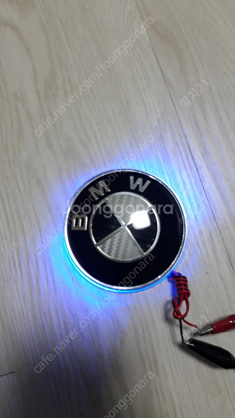 BMW LED 엠블럼 외--0