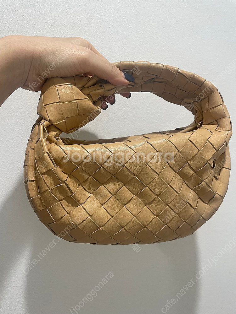 보테가베네타 조디백 미니 아몬드색상--6