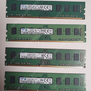 삼성 DDR3 8GB 12800U 양면 2개씩 팝니다