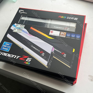 G.SKILL DDR5-6000 CL36 TRIDENT Z5 RGB 화이트 패키지 (32GB(16Gx2)) 미개봉 3개