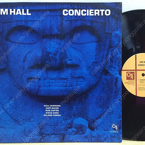 LP ; jim hall - concierto 짐 홀 재즈 엘피 음반 jazz 미국 CTI