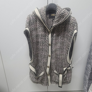 마쥬 maje 트위드 후디 베스트 maje Venatola Tweed Hooded Vest 40사이즈 (77사이즈)