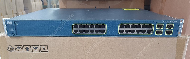 [중고제품] Cisco C3560G-24TS-S GIGA HUB 24PORT