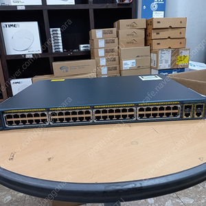 [중고제품] CISCO WS-C2960+48PST-S L2 48port POE