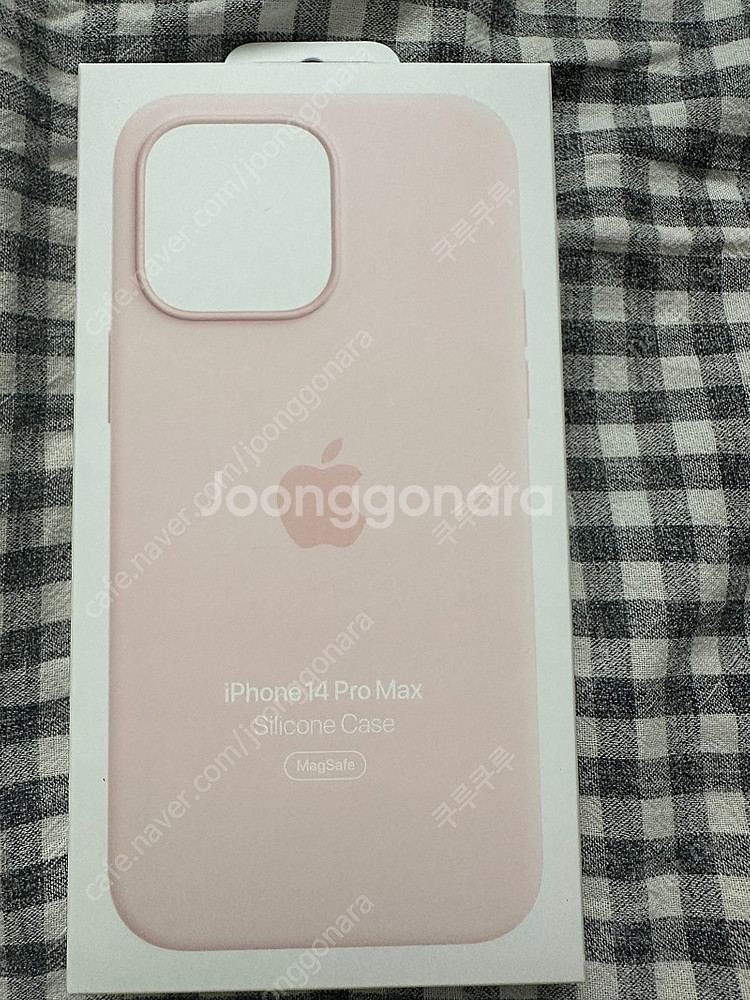 아이폰14프로맥스 정품 케이스 실리콘 맥세이프 초크핑크...--0