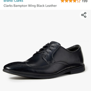 클락스(Clarks)남성구두 윙팁 UK8(운동화기준 275-택포가격