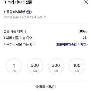 skt 데이터 2기가 2500원