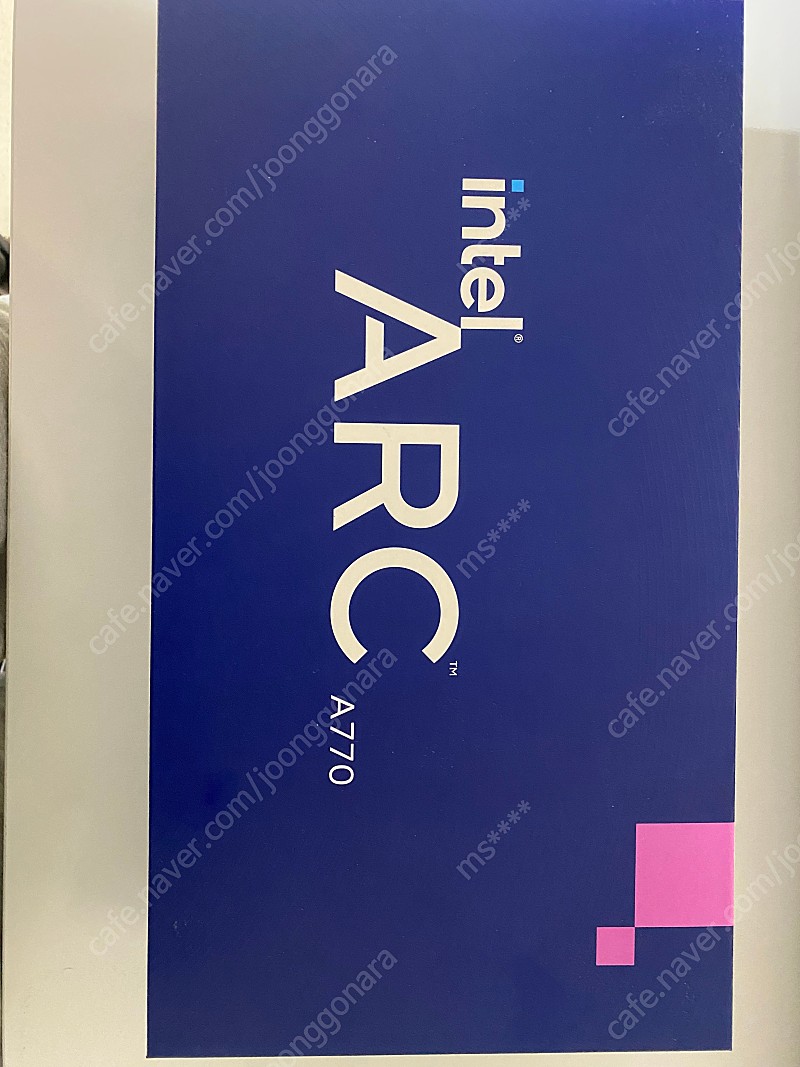 인텔 아크 Arc a770 Limited Edition D6 16gb 그래픽 카드 팝니다