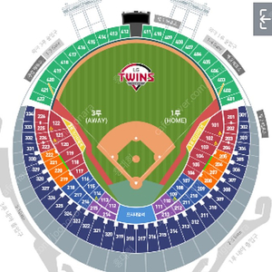 잠실야구장 4월3일 (수) NC vs LG 1루 레드석 105 블럭 2연석 평일 야구티켓 정가 양도합니다