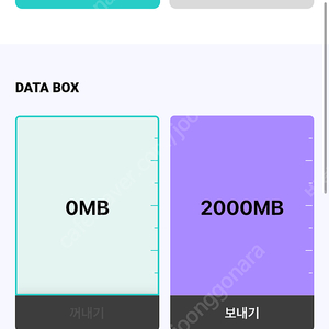 KT 데이터 2기가 2500원