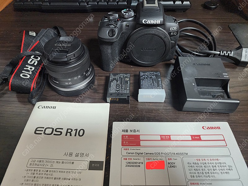 캐논 EOS R10 18-45mm 렌즈 kit
