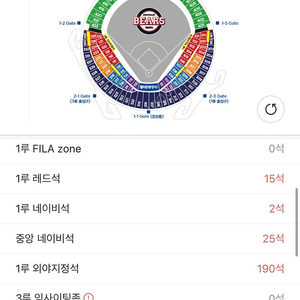 4/10 잠실 두산한화 5연석삽니다