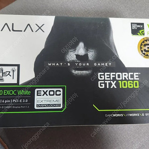 갤럭시 gtx1060 3gb 개간지 팝니다