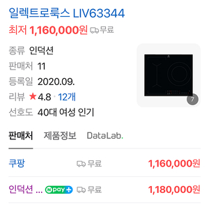 일렉트로룩스 인덕션 브릿지 LIV63344