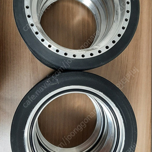 준표몰 f1 타이어와 eovan 125mm 러버휠 팝니다.