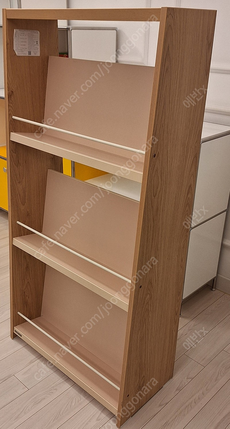 리바트 전면 3단 책장--3