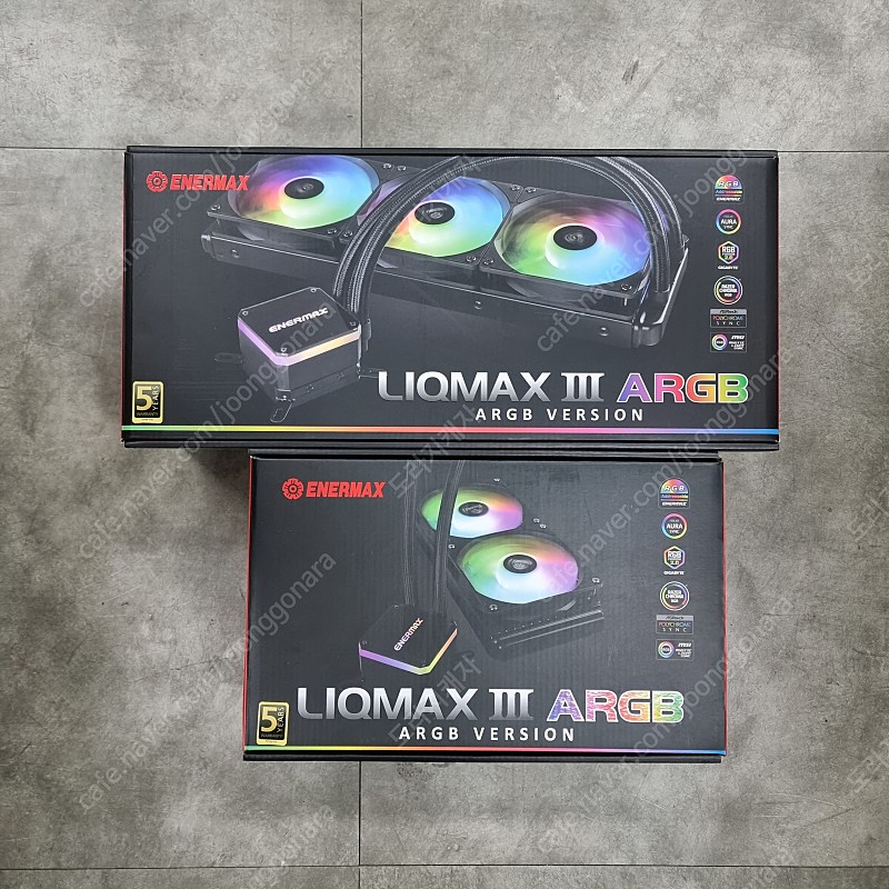 에너맥스 LIQMAX III ARGB 240 / 360 (블랙) 수냉쿨러 새상품 팔아요.