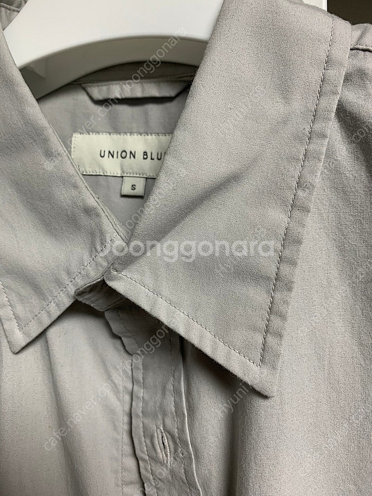 유니온블루 LAUNDRY SHIRT 그레이 색상 s사이...--1