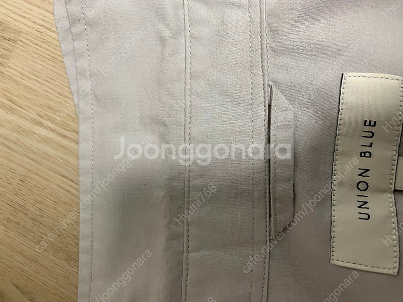 유니온블루 LAUNDRY SHIRT 그레이 색상 s사이...--2
