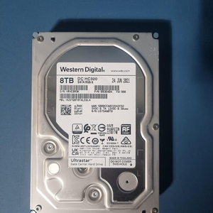 [판매] WD DC HC320 8TB 8테라 SATA HDD 판매합니다.