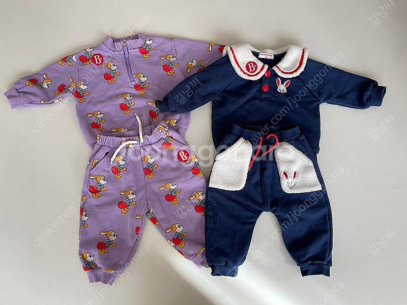 베베드피노 90 상하복 두 벌 일괄 택포--0