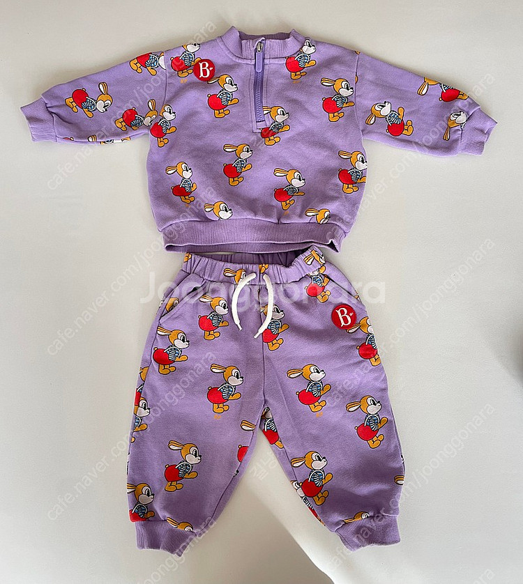 베베드피노 90 상하복 두 벌 일괄 택포--1