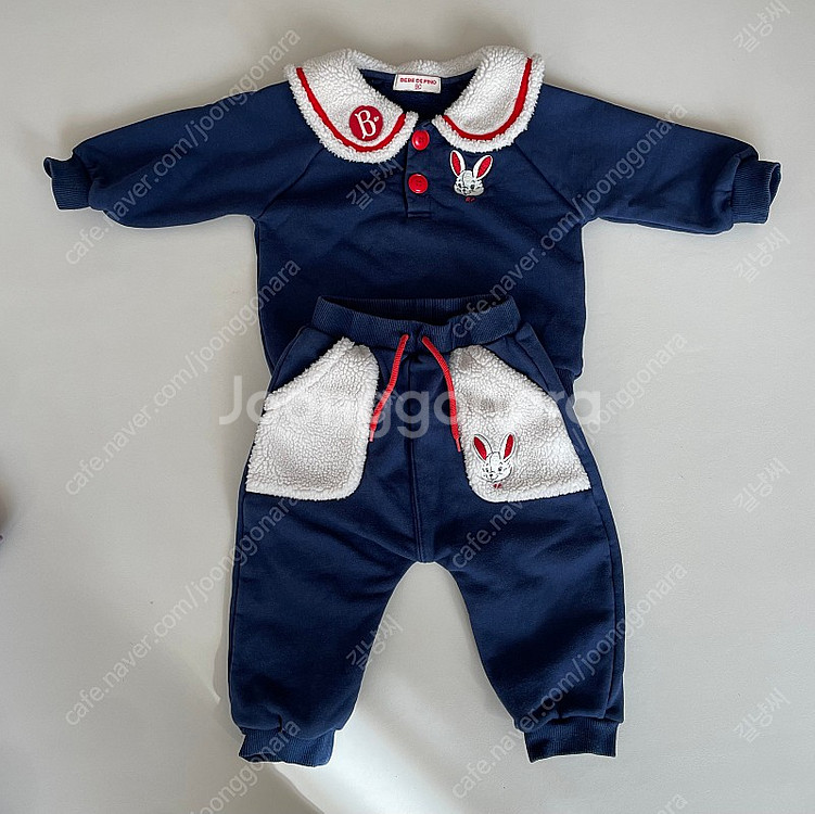 베베드피노 90 상하복 두 벌 일괄 택포--6