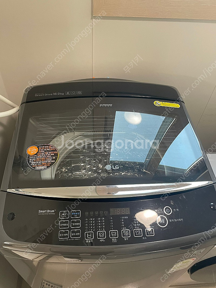 1인가구 1년 사용 LG 통돌이 세탁기 인버터 16KG...--1