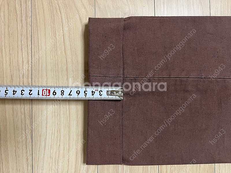 에치젠야 노턱 브라운 코튼팬츠--8