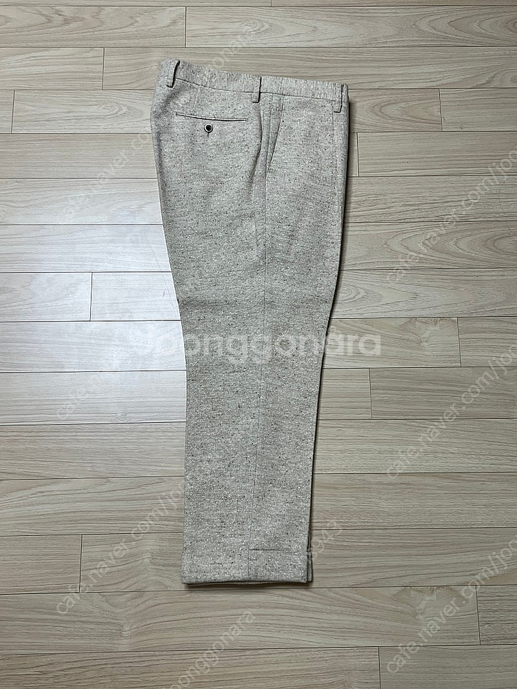 에치젠야 원턱 아이보리 팬츠--1
