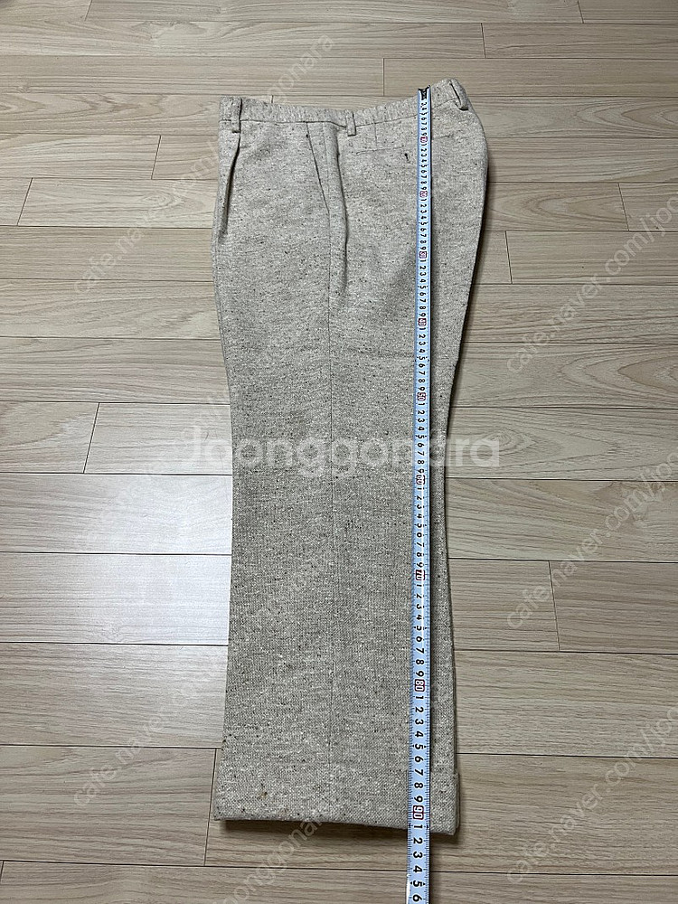 에치젠야 원턱 아이보리 팬츠--7